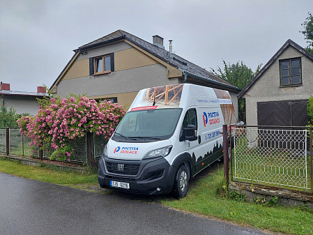 Izolace stropu zděného rodinného domu na Příbramsku